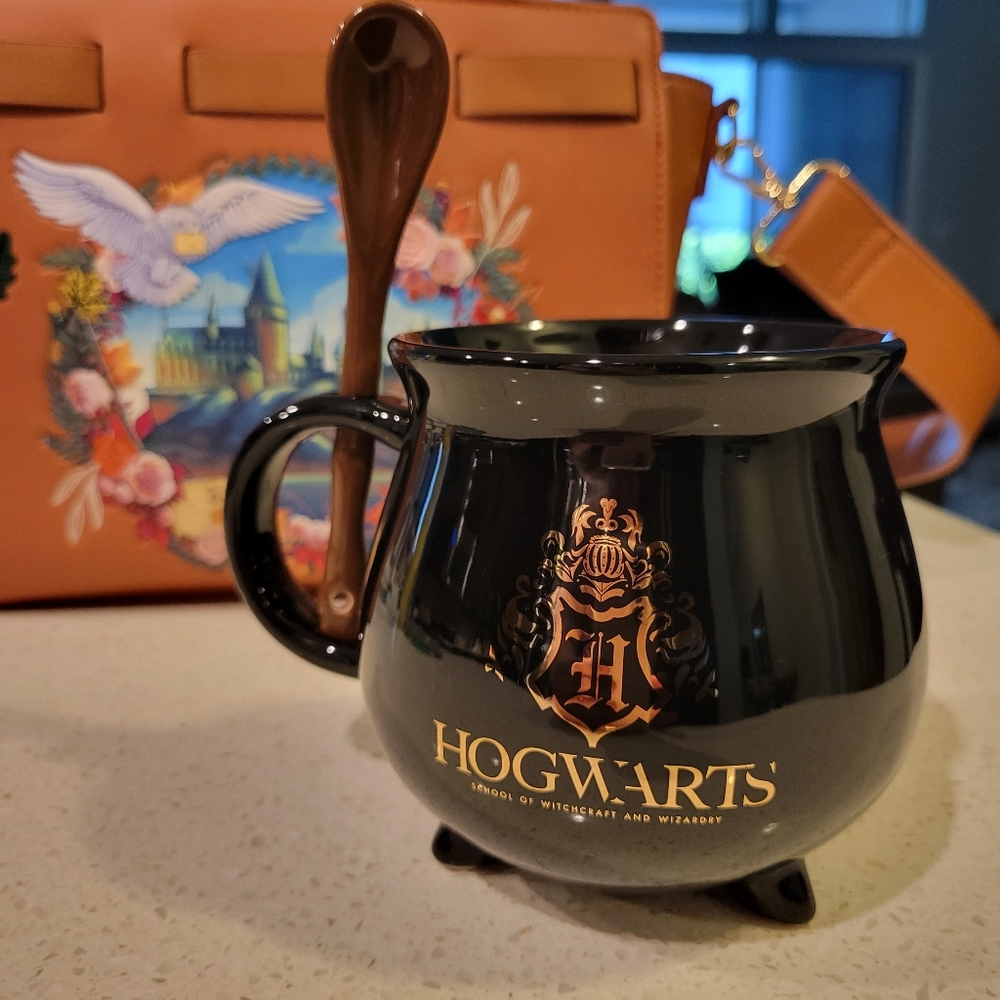 Harry Potter Hogwarts The School of Witchcraft and Wizardry Cauldron Mug